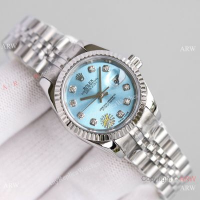 Copy Rolex datejust Jubilee Stainless Steel Watches 28mm Lady